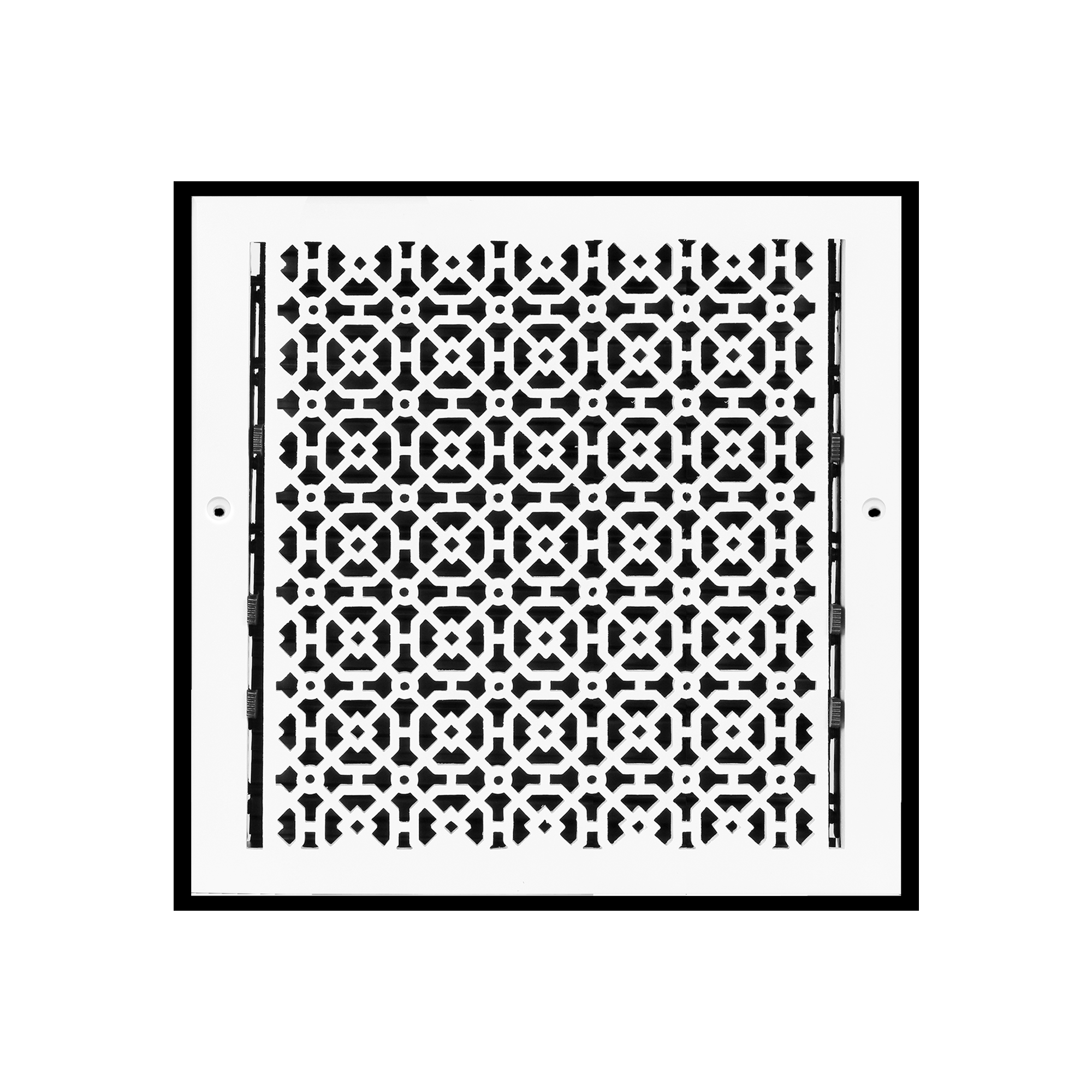 Achtek 14"x14" Grille d'aération à persiennes en aluminium moulé sous pression | Revêtement en poudre