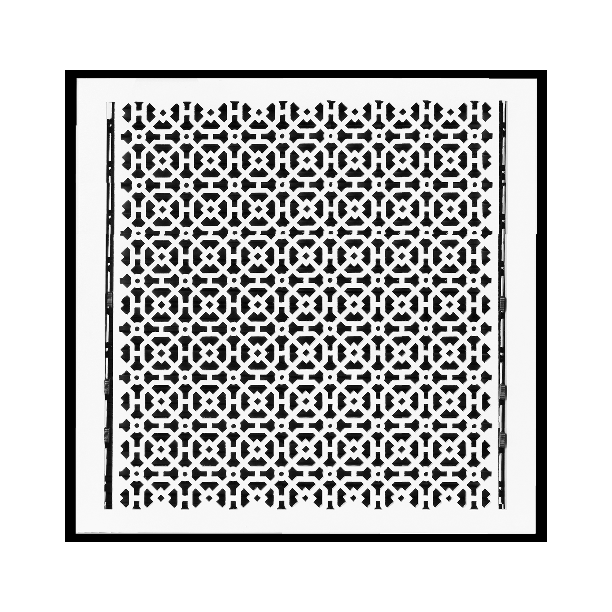 Achtek 18"x18" Grille d'aération à persiennes en aluminium moulé sous pression | Revêtement en poudre