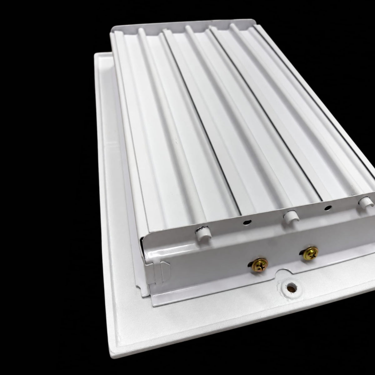 Achtek 4"x10" Grille d'aération à persiennes en aluminium moulé sous pression | Revêtement en poudre