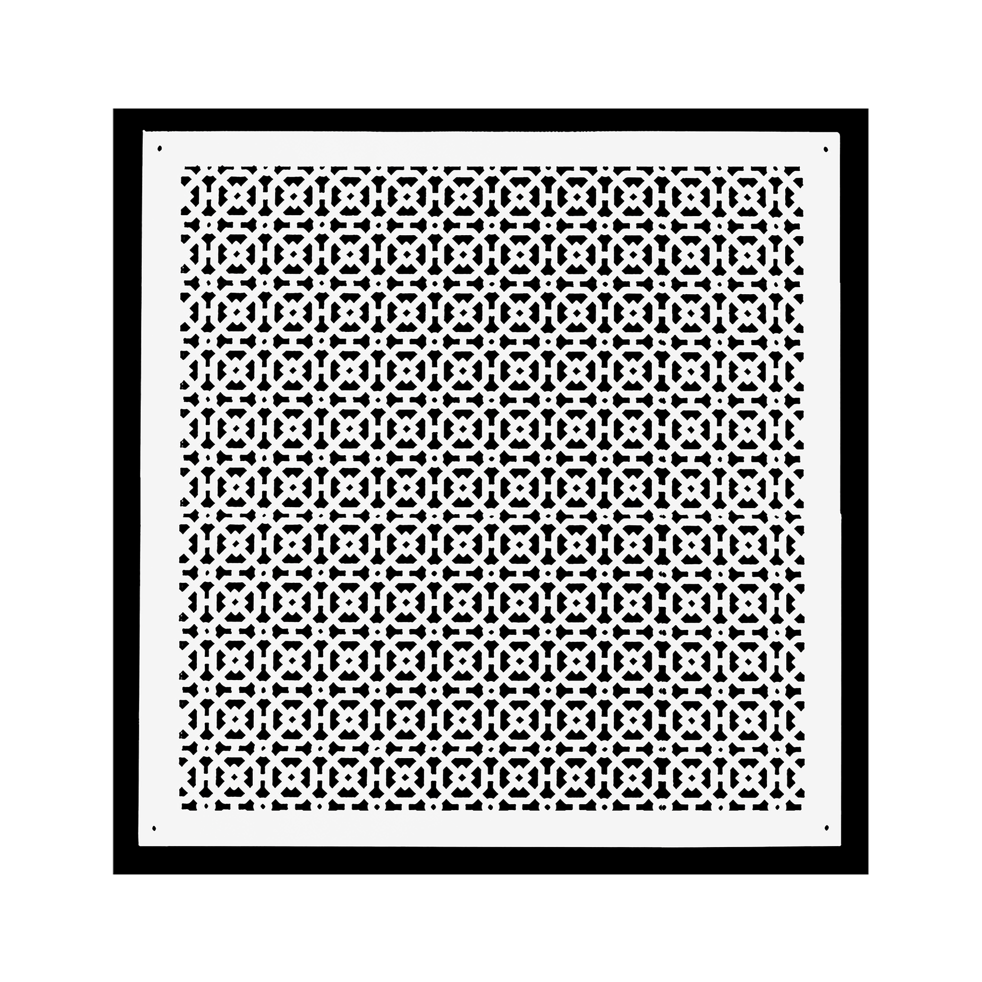 Achtek 24"x24" Retour d'air en fonte d'aluminium robuste | Revêtement en poudre