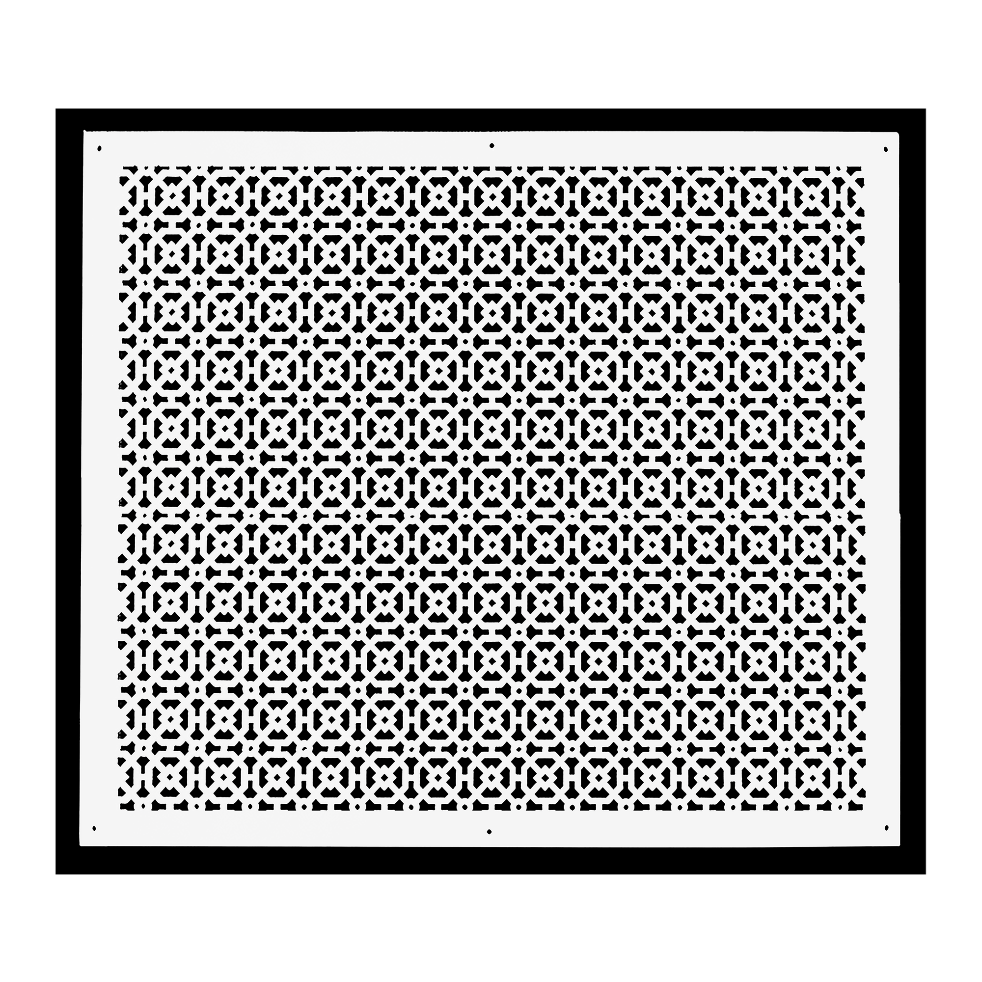 Achtek 24"x30" Retour d'air en fonte d'aluminium robuste | Revêtement en poudre