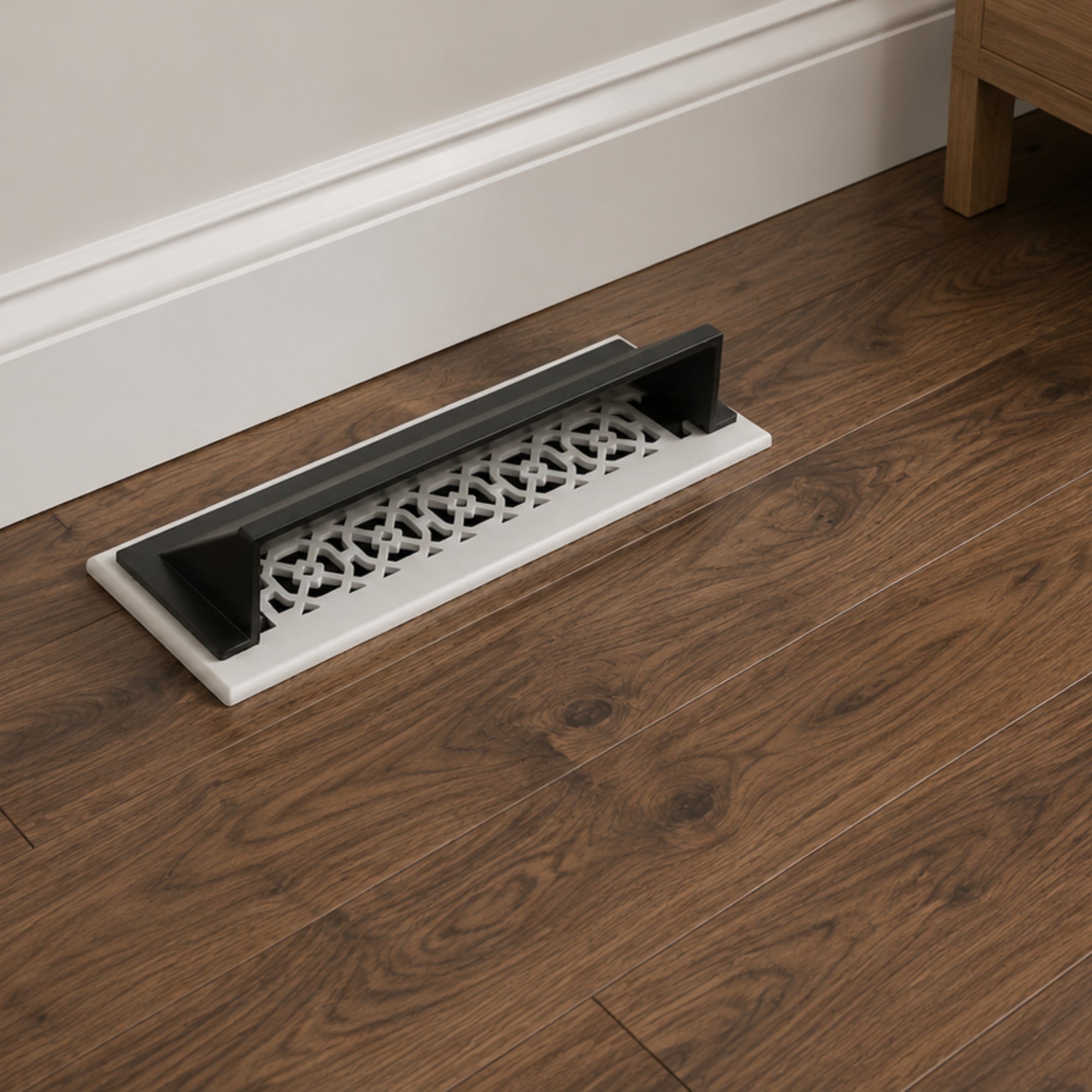 Solid Metal Deflector 2"x10" Unbreakable Cast Aluminum | Air & Heat Diverter
