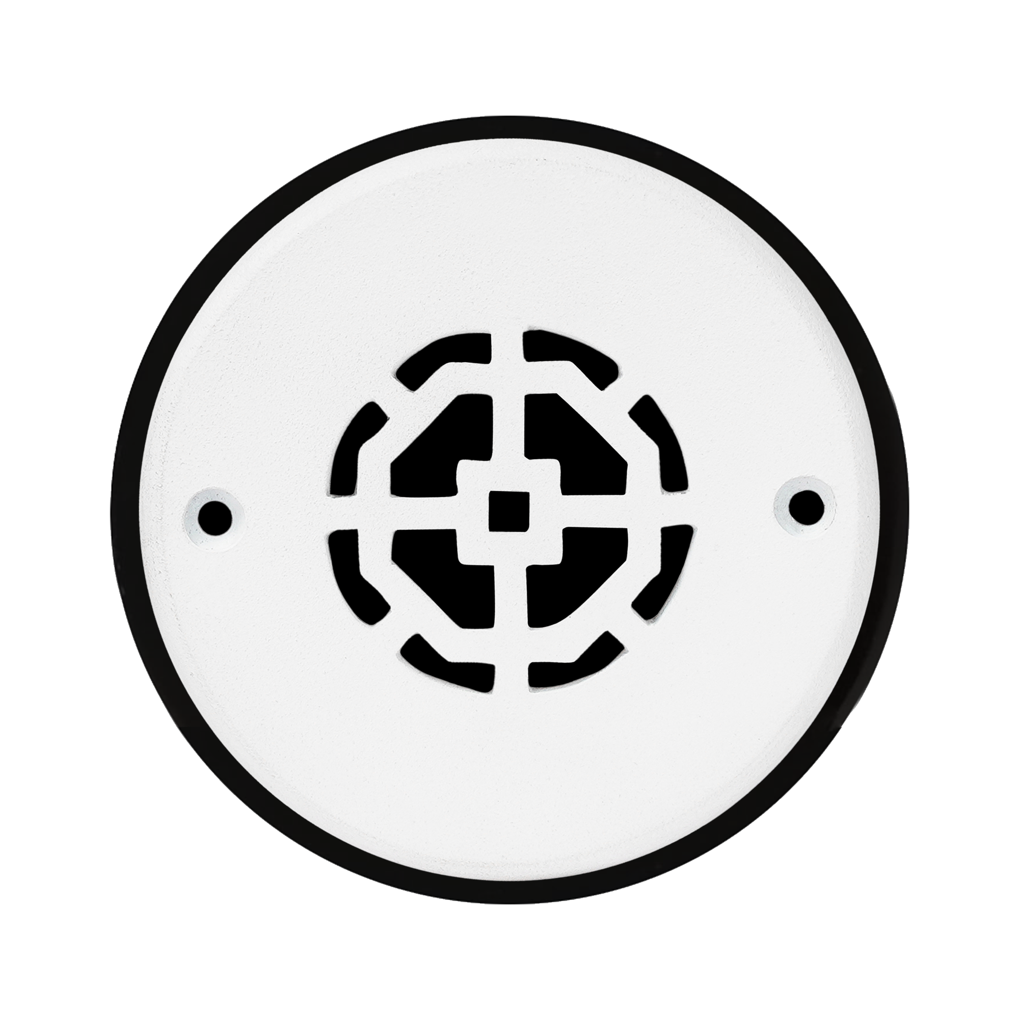 Achtek 3" Solid Cast Aluminum Round Grille | Powder Coated