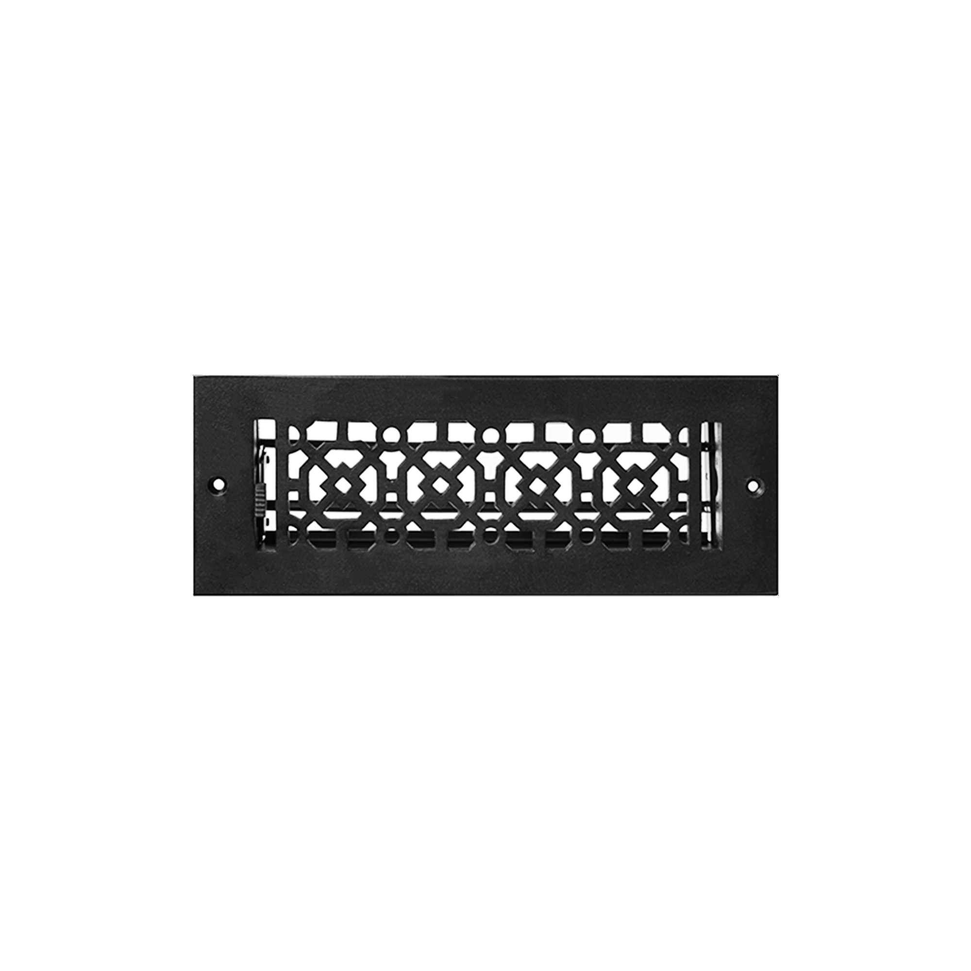 Achtek 3"x10" Solid Cast Aluminum Air Supply louvered Vent | Powder Coated