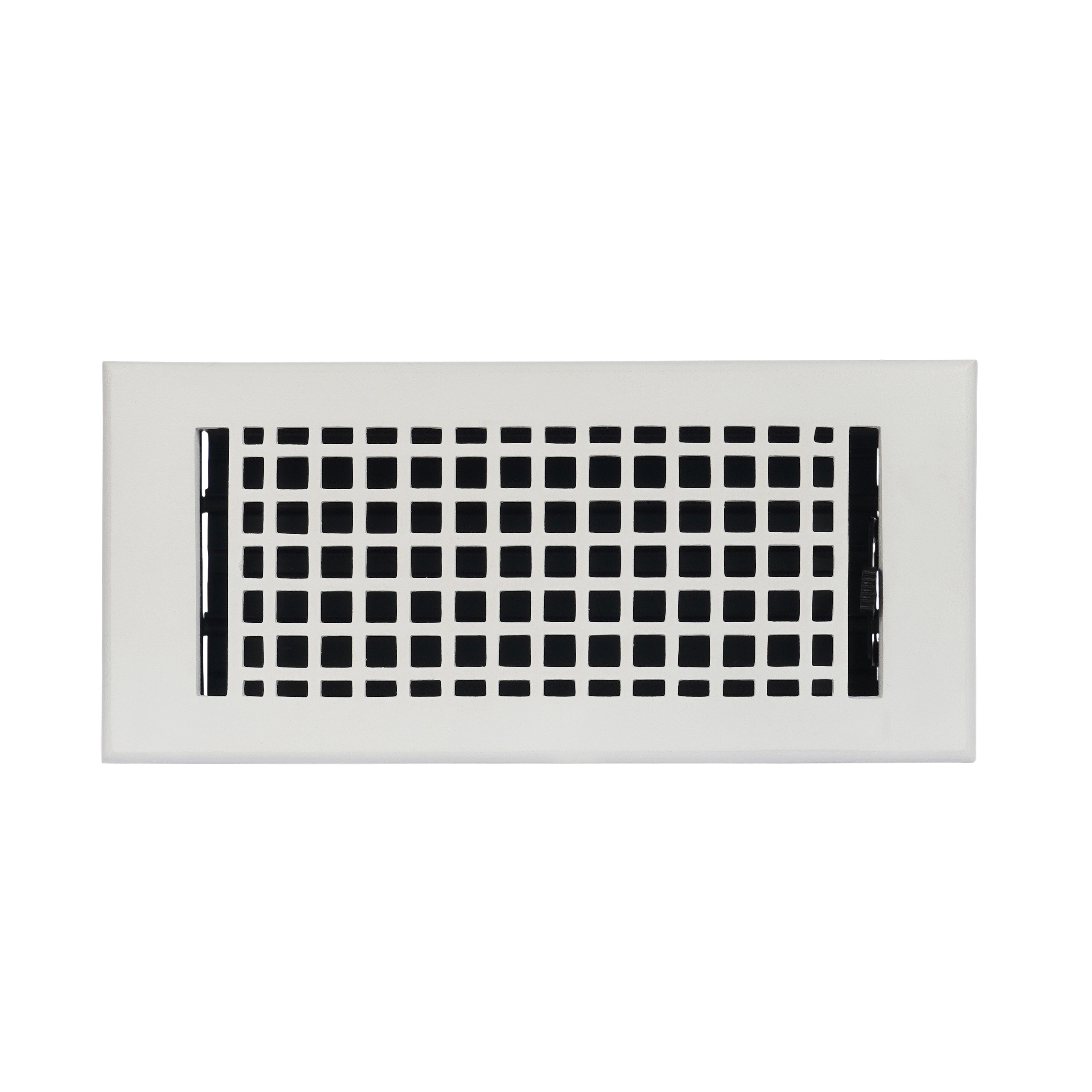Mosaic Series Air Supply Vent 4"x10" Duct Opening (Overall 5-1/2"x 11-3/4") Heavy Gauge Solid Cast Walkable Register For Floor