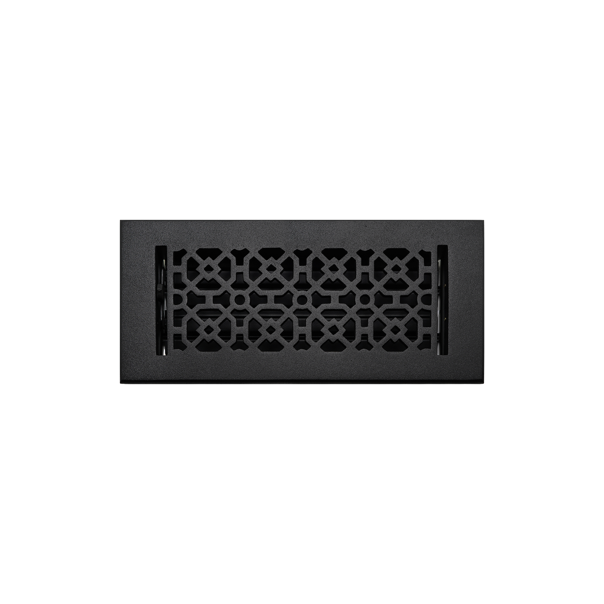Achtek 4"x10" Solid Cast Aluminum Air Supply louvered Vent | Powder Coated