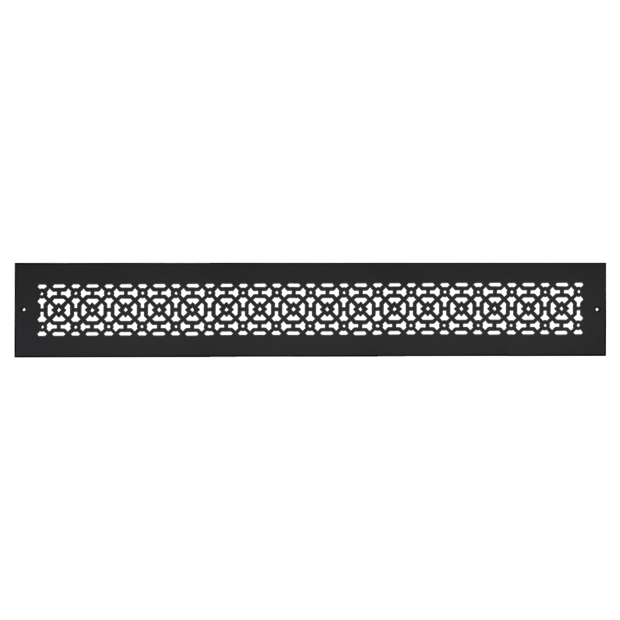 Grille de retour d'air en fonte d'aluminium faite à la main de 4" x 30"