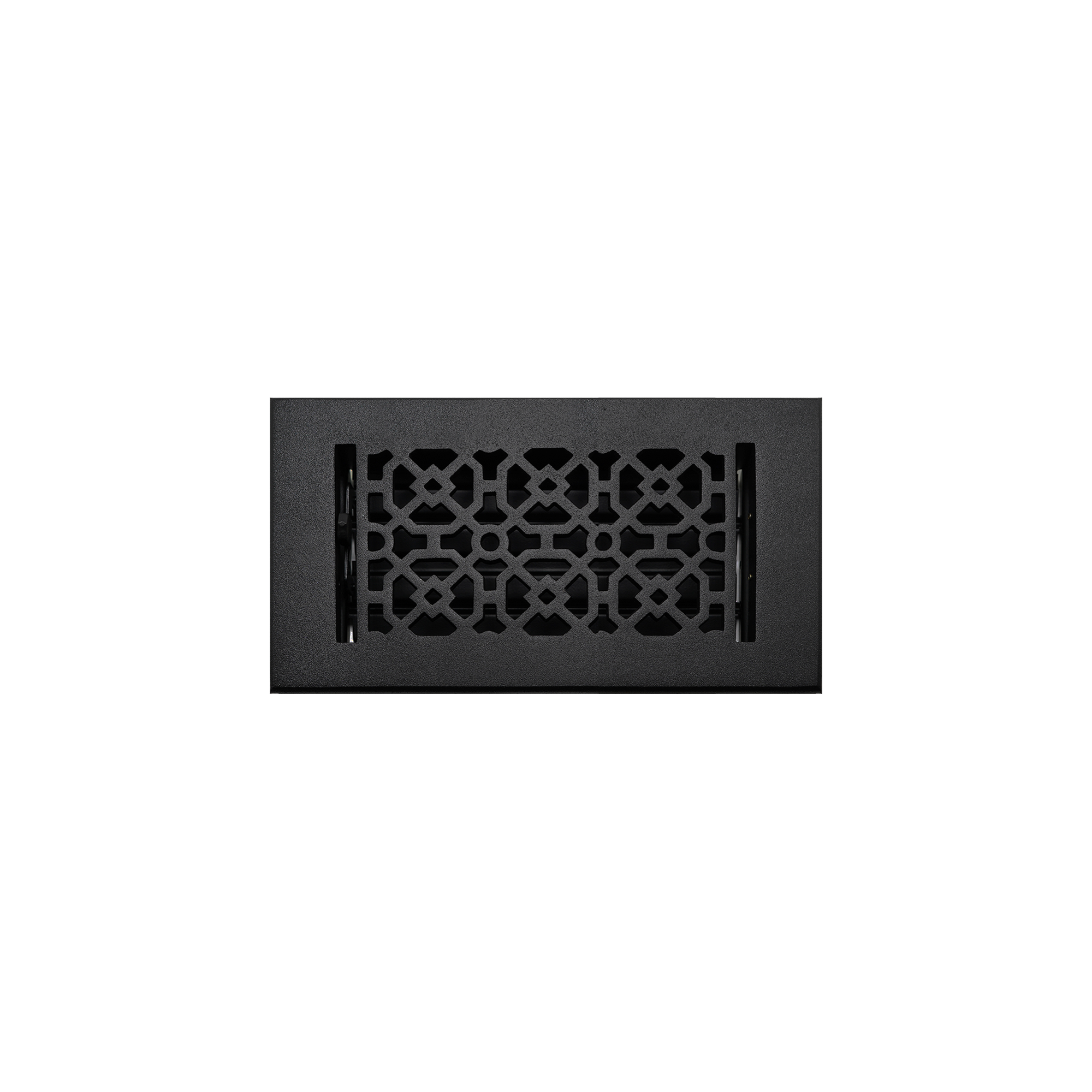 Achtek 4"x8" Solid Cast Aluminum Air Supply louvered Vent | Powder Coated