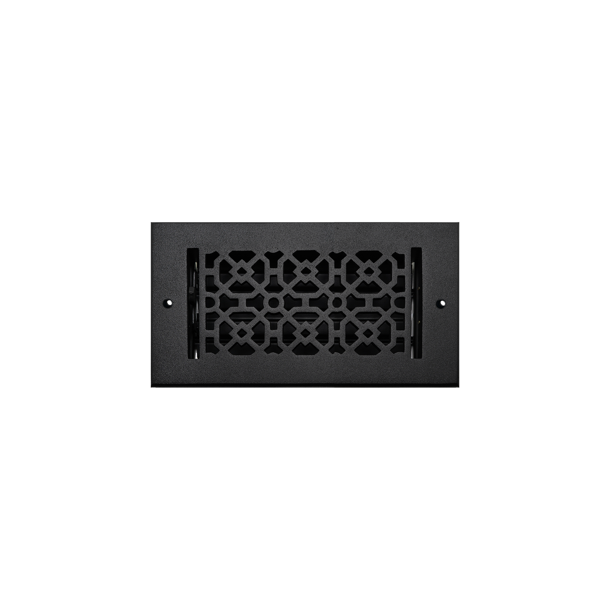 Achtek 4"x8" Solid Cast Aluminum Air Supply louvered Vent | Powder Coated