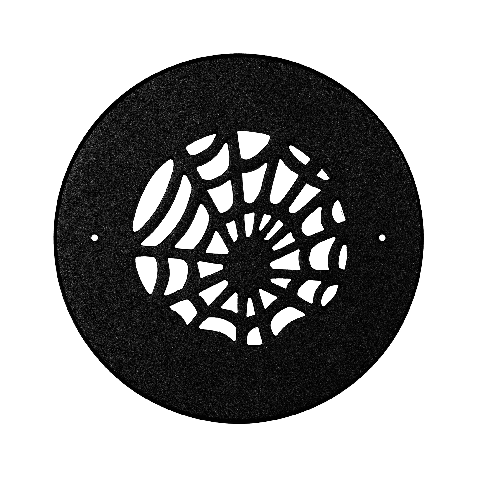 Spooky Gothic 5" Round Solid Cast Aluminum Grille | Powder Coated