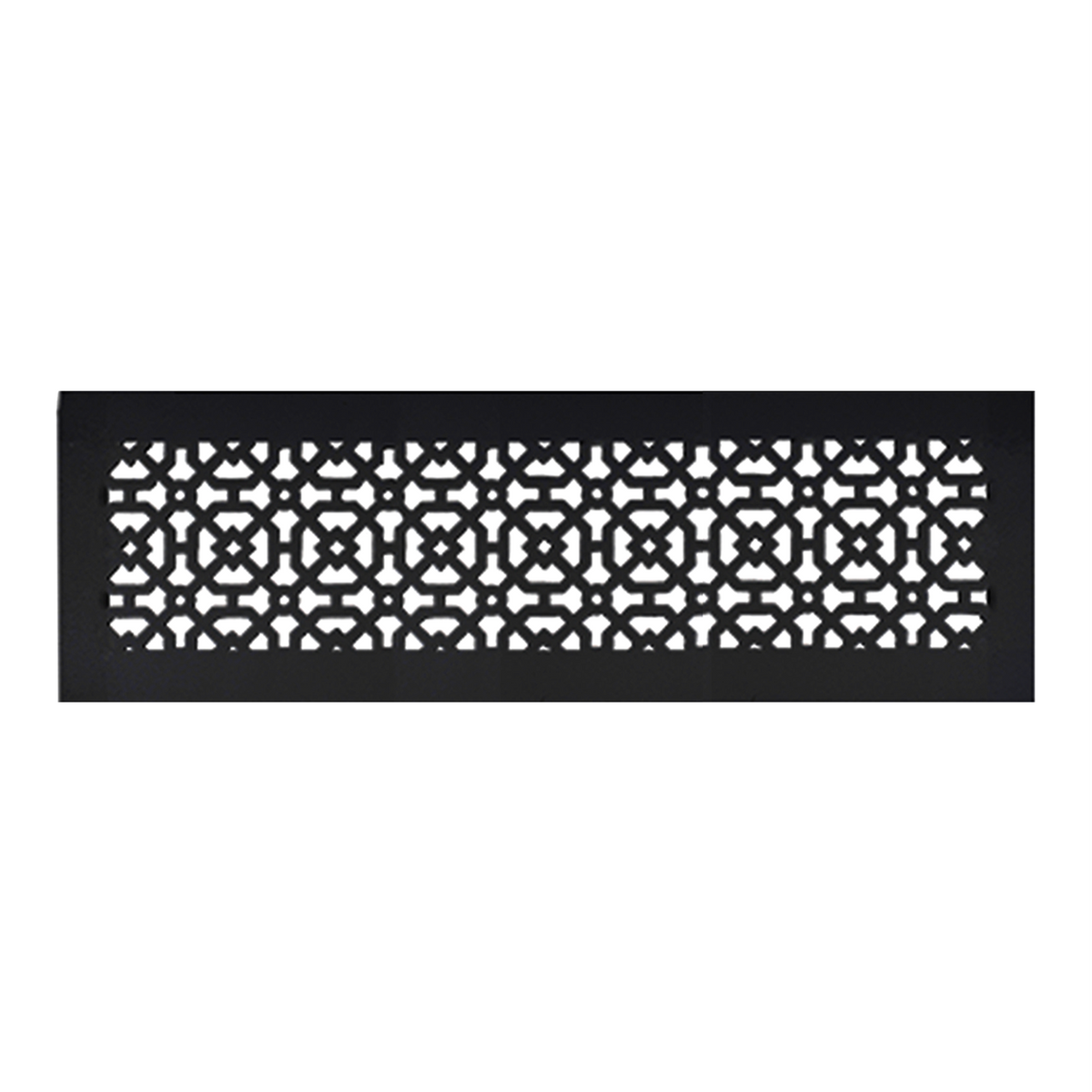 Achtek 5x18 decorative black air return vent cover for floor installation, gravity drop installations
