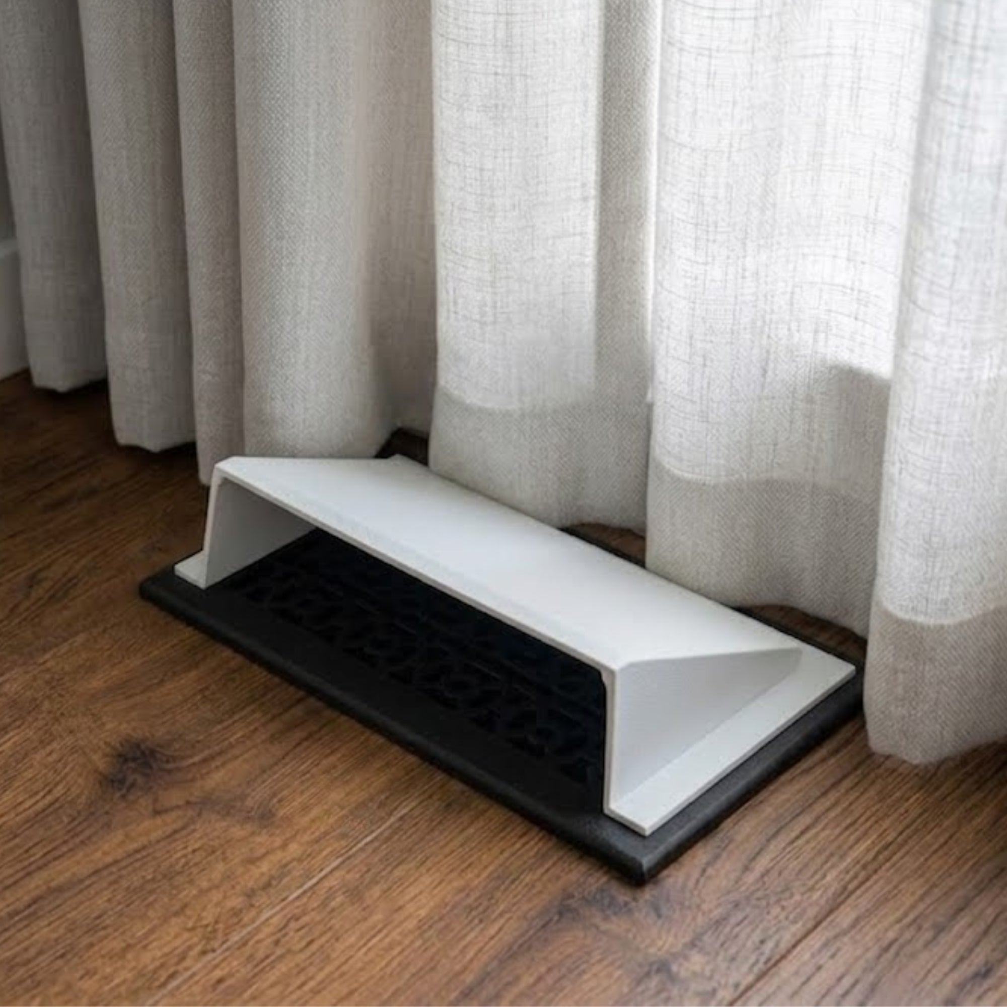 Solid Metal Deflector 6"x12" Unbreakable Cast Aluminum | Air & Heat Diverter