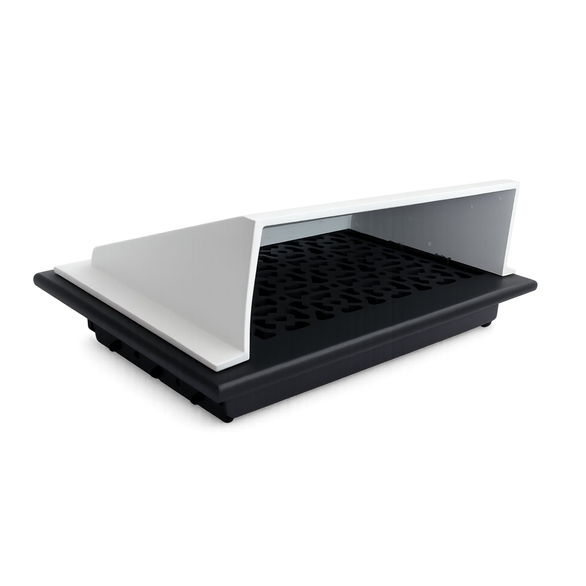 Déflecteur en métal massif 6"x10" en fonte d'aluminium incassable | Déflecteur d'air et de chaleur