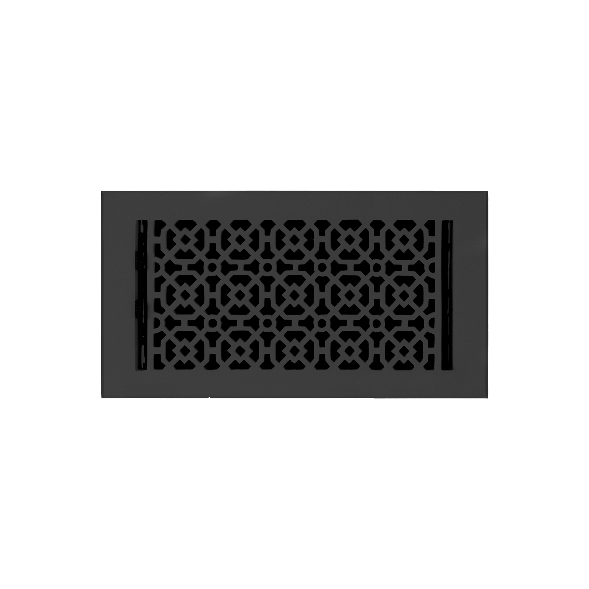 Achtek 6"x12" Solid Cast Aluminum Air Supply louvered Vent | Powder Coated