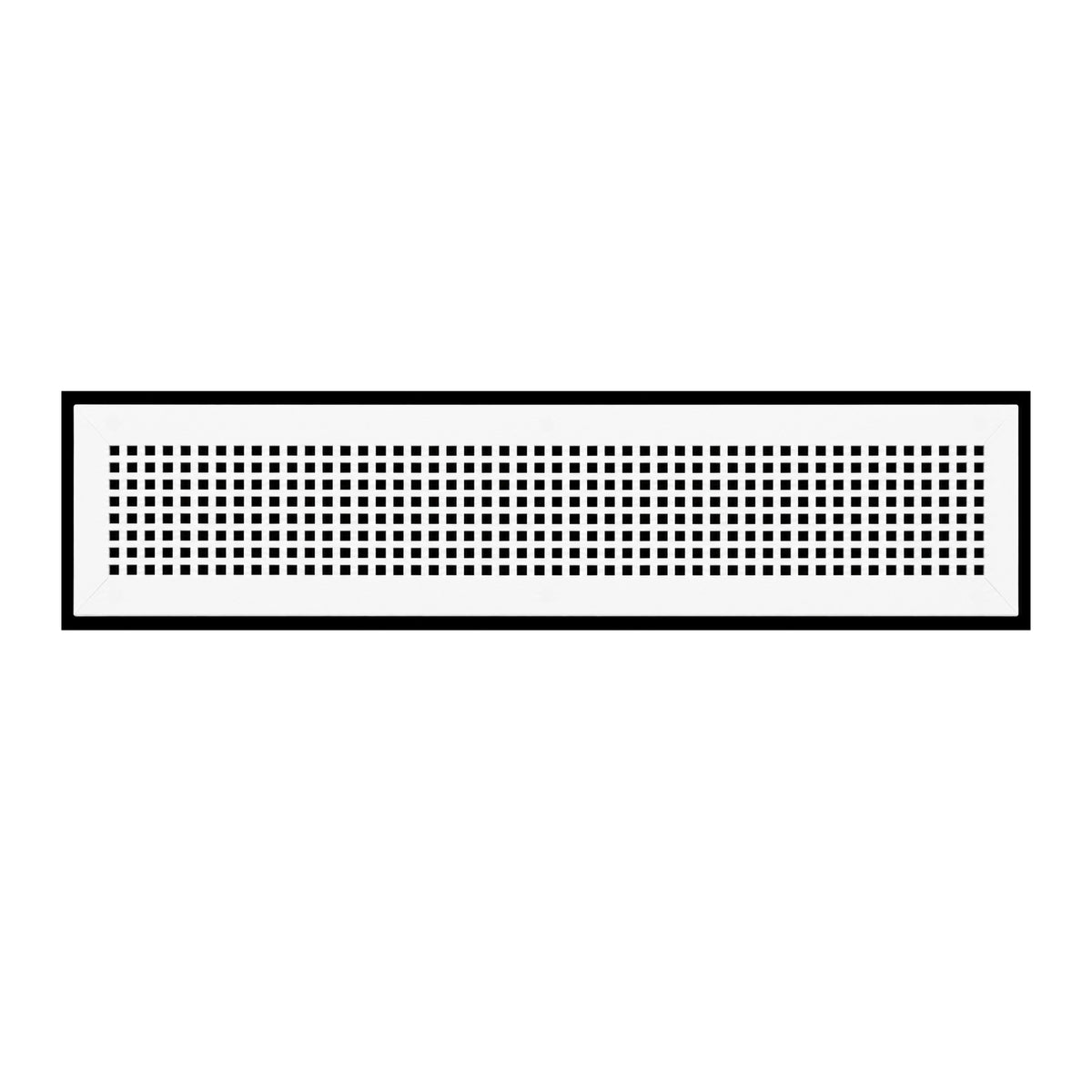 Mosaïque 6"x20" Aluminium moulé lourd RETOUR D'AIR | Revêtement en poudre