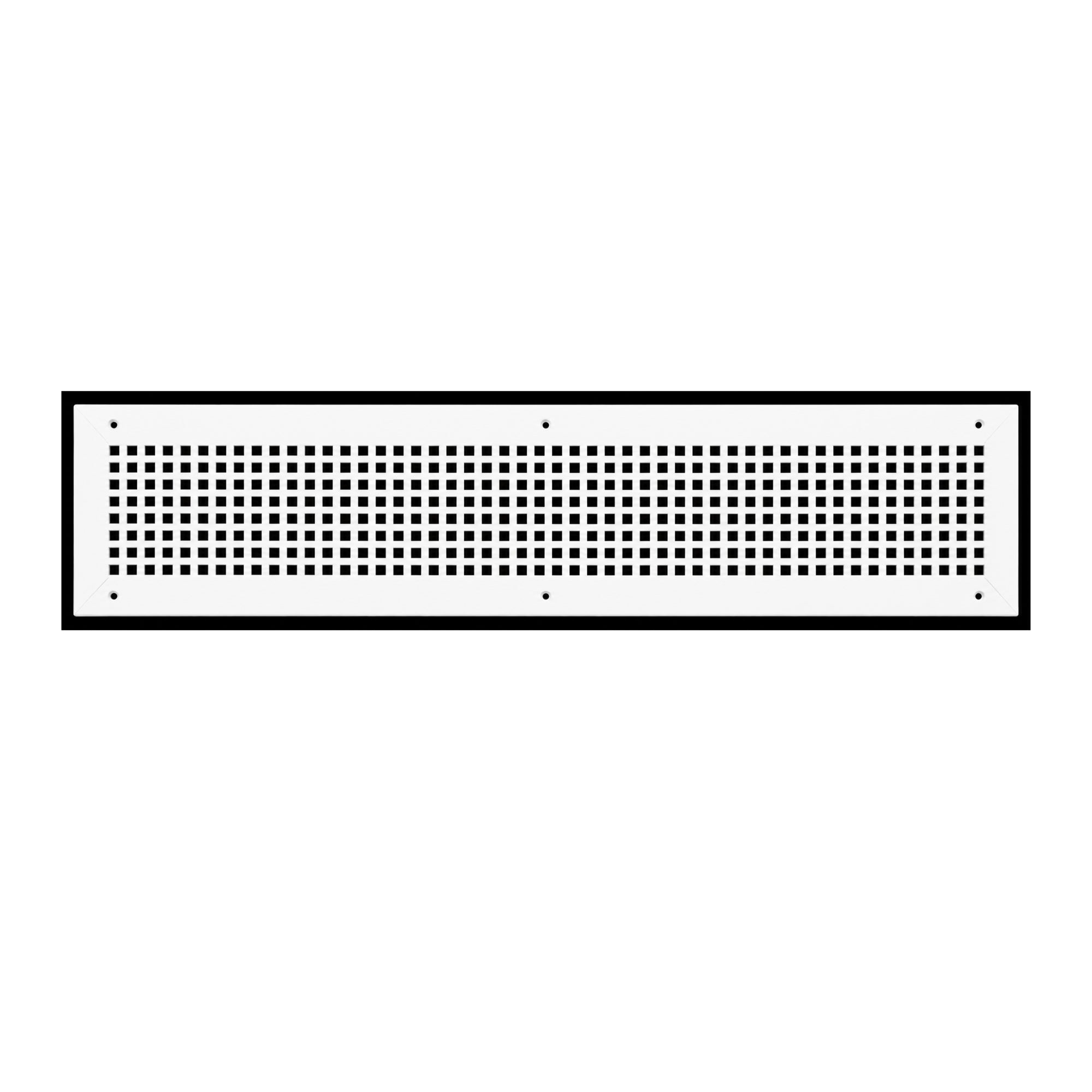 Mosaïque 6"x20" Aluminium moulé lourd RETOUR D'AIR | Revêtement en poudre