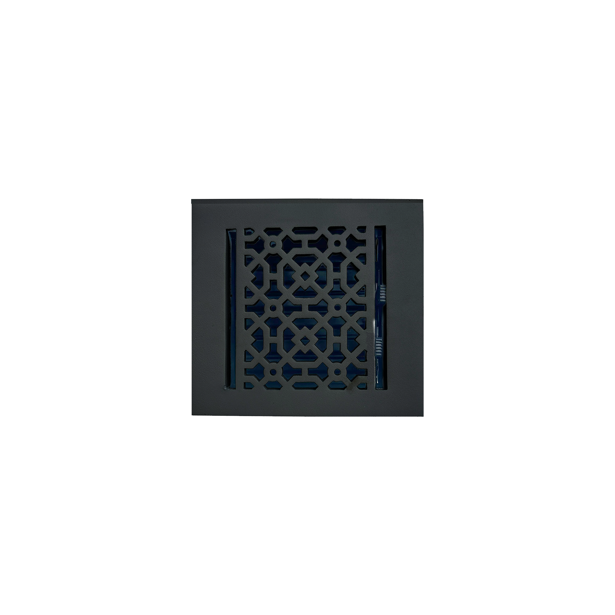 Achtek 6"x6" Solid Cast Aluminum Air Supply louvered Vent | Powder Coated