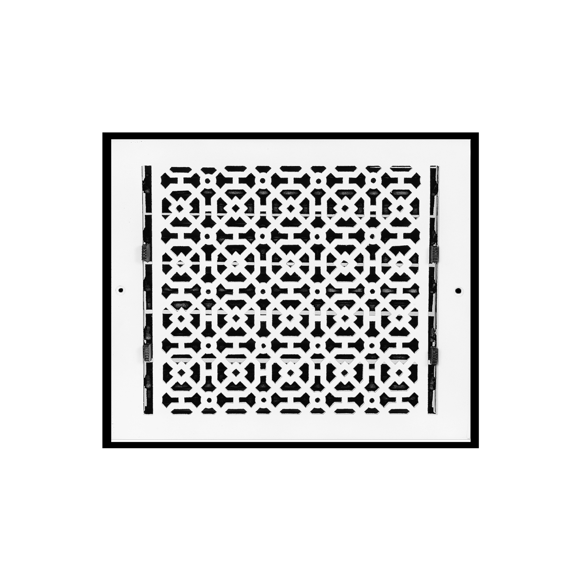 Achtek 9"x12" Grille d'aération à persiennes en fonte d'aluminium massif avec revêtement en poudre