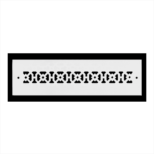 Achtek 2x14 HVAC air return vent cover for installation on wall
