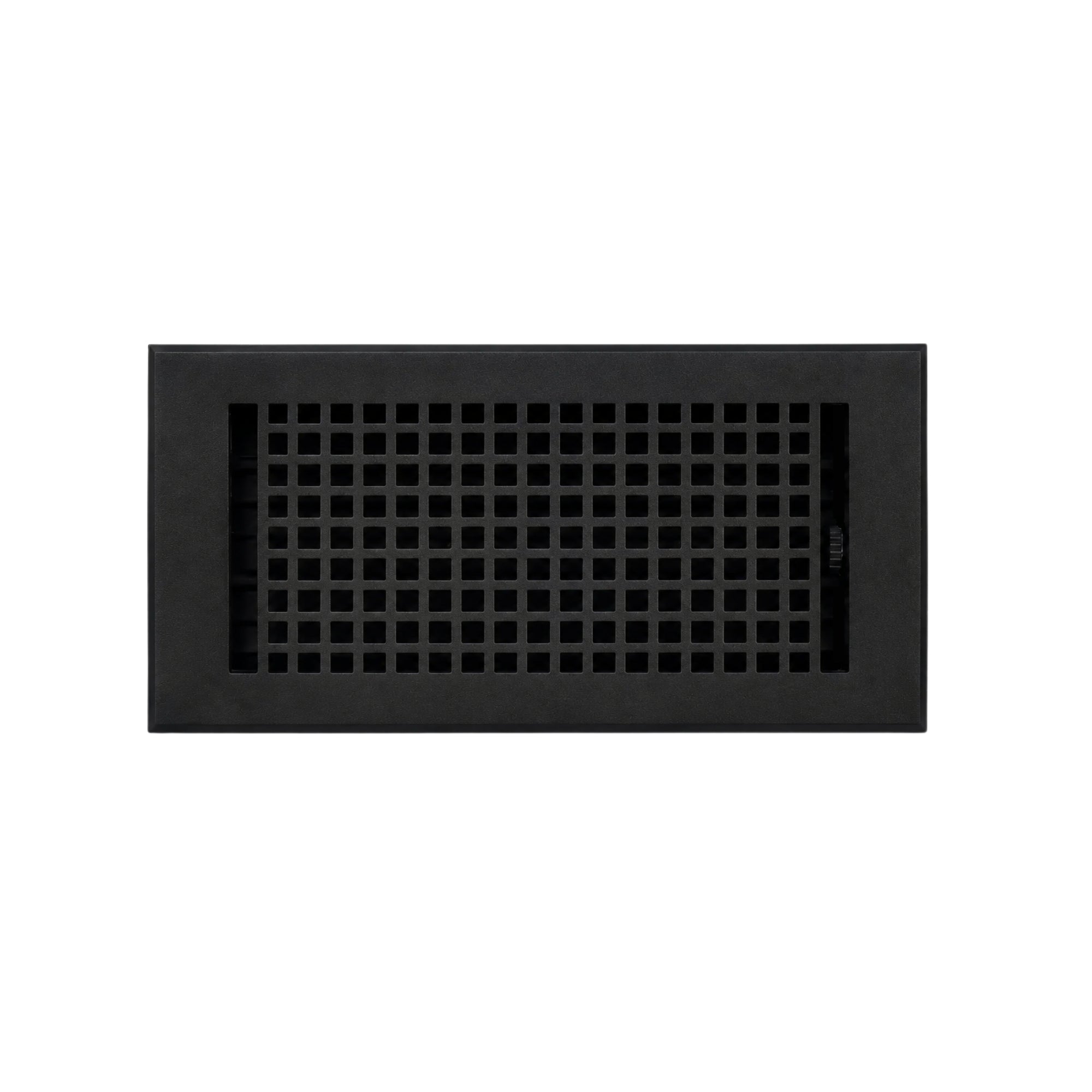 Mosaic 6"x10" Solid Cast Aluminum Air Supply louvered Vent | Powder Coated