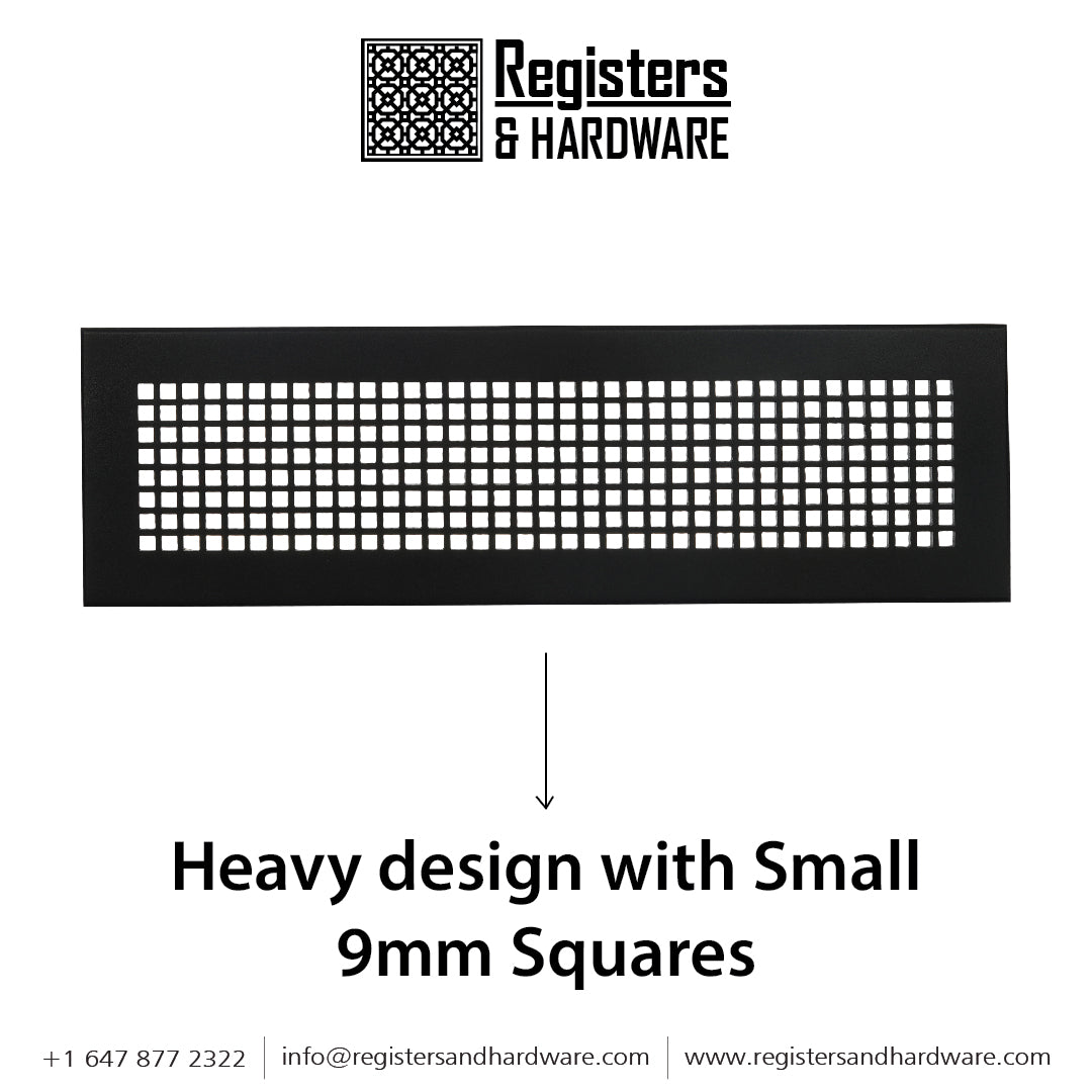 Achtek 8"x30" Heavy Cast Aluminum AIR RETURN |Powder Coated