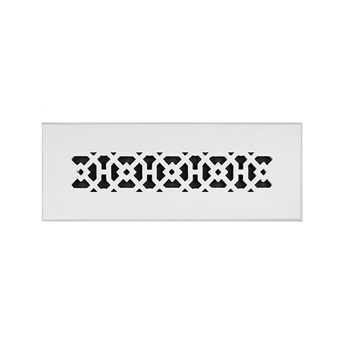Achtek AIR RETURN 2"x10" Duct Opening (Overall Size 4"x12") | Heavy Cast Aluminum Air Grille / HVAC Duct Cover || Powder Coated
