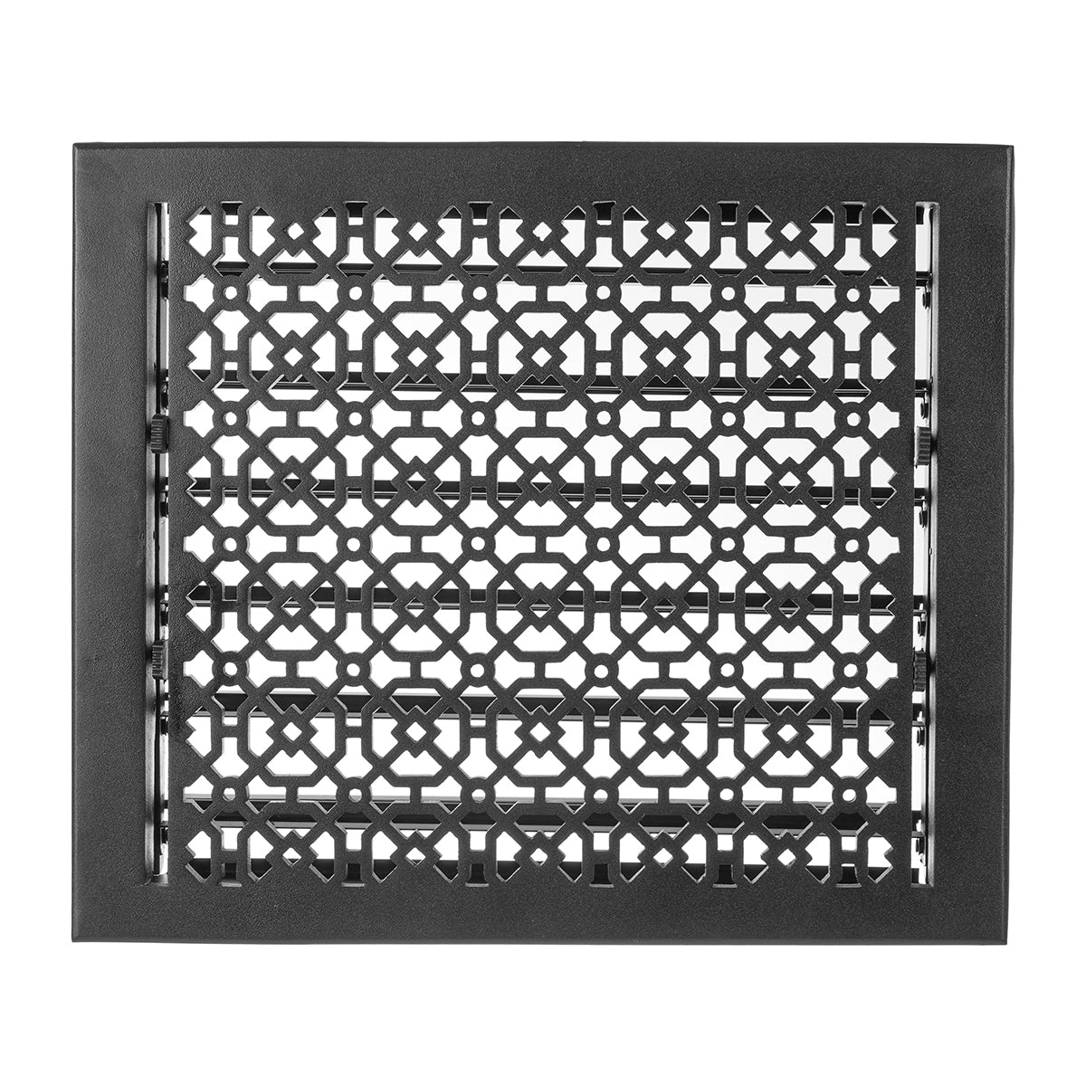 Achtek Air Supply Vent 12"x 14" Duct Opening (Overall 13-1/2"x 15-1/2"") Solid Cast Aluminium Register Cover | Powder Coated