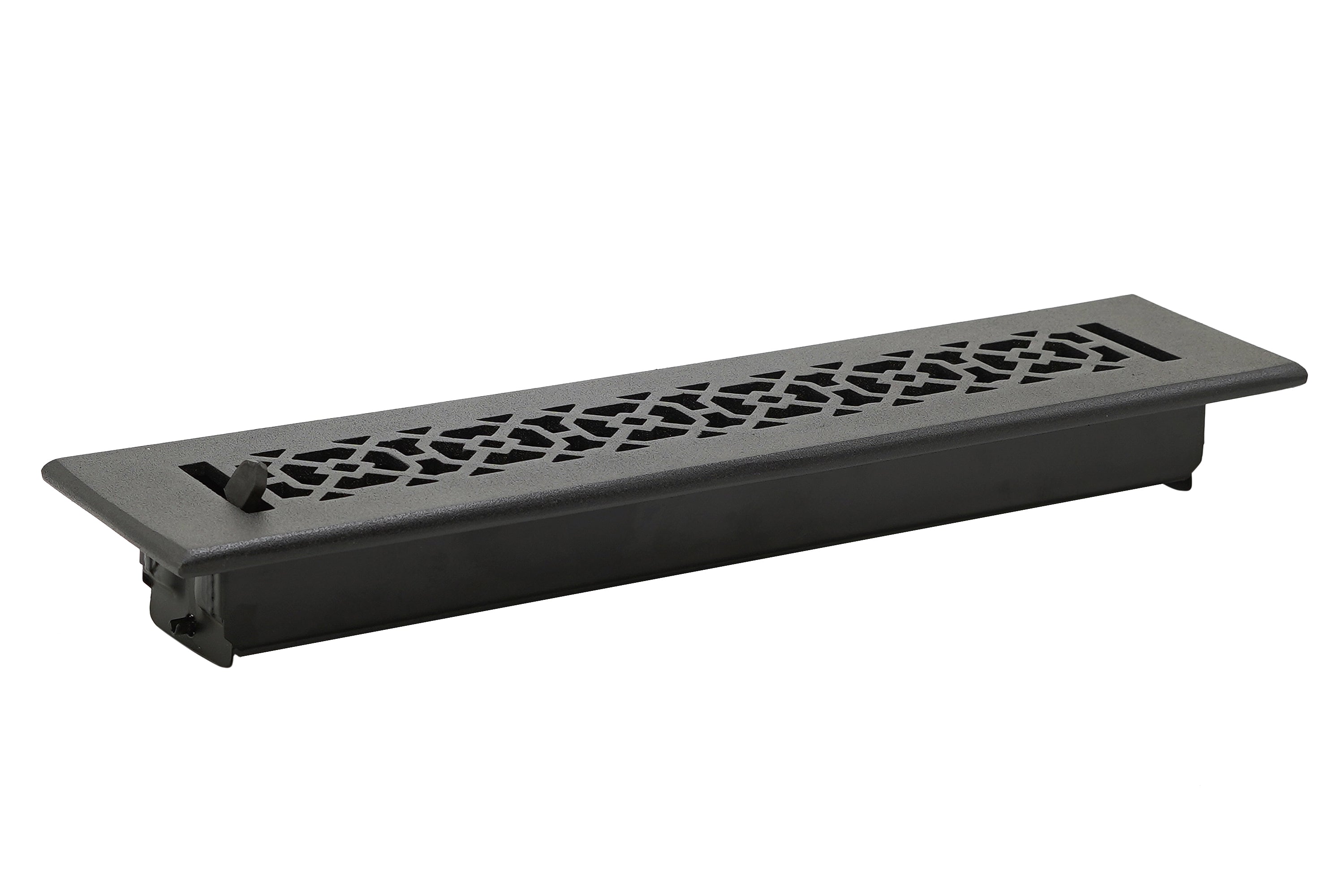Achtek Air Supply Vent 2"x 14" Duct Opening (Overall 3-3/4"x 15-3/4") Solid Cast Aluminium Register Cover | Powder Coated