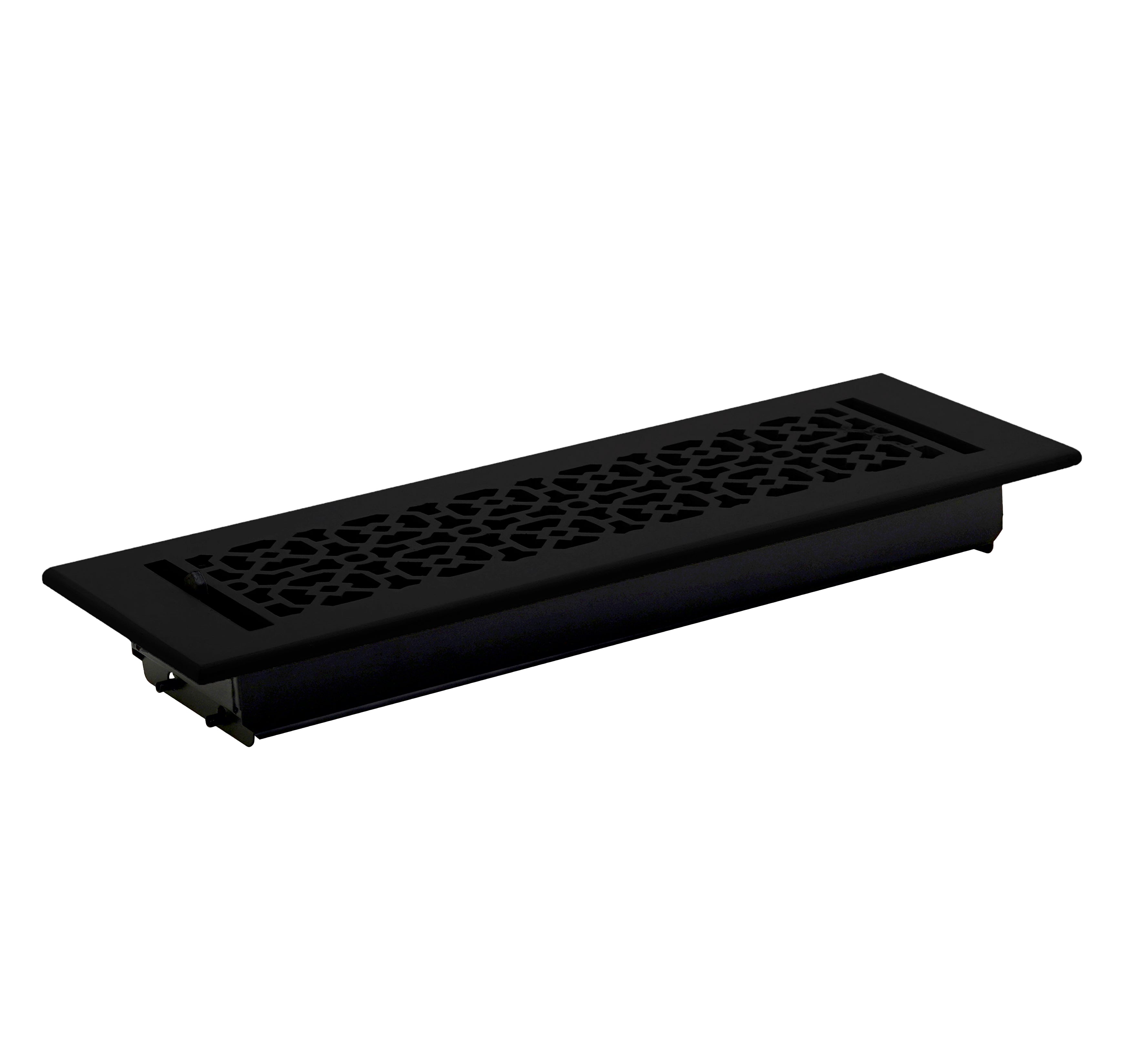 Achtek Air Supply Vent 4"x 14" Duct Opening (Overall 5-1/2"x 15-3/4") Solid Cast Aluminium Register Cover | Powder Coated