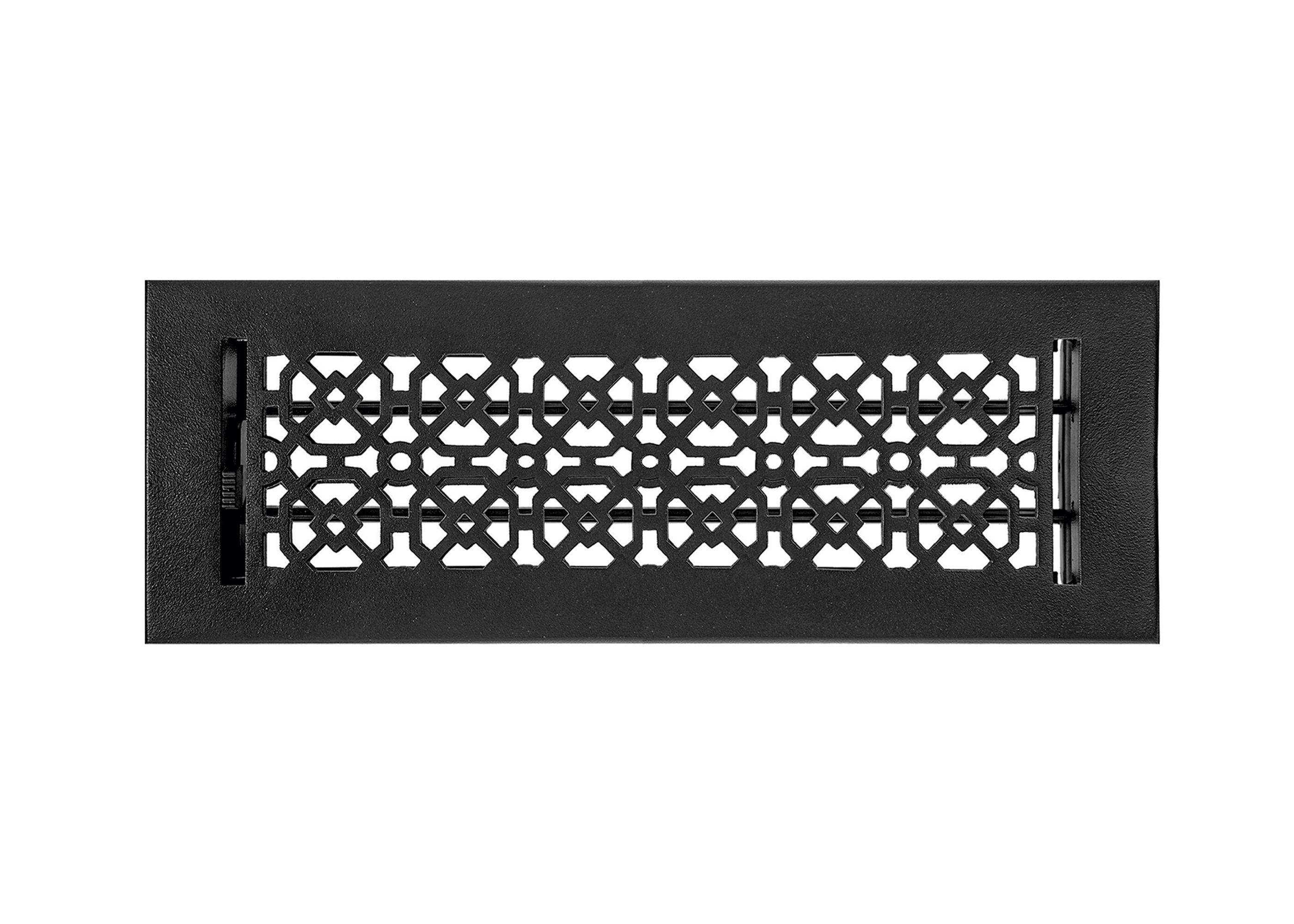 Achtek Air Supply Vent 4"x 14" Duct Opening (Overall 5-1/2"x 15-3/4") Solid Cast Aluminium Register Cover | Powder Coated