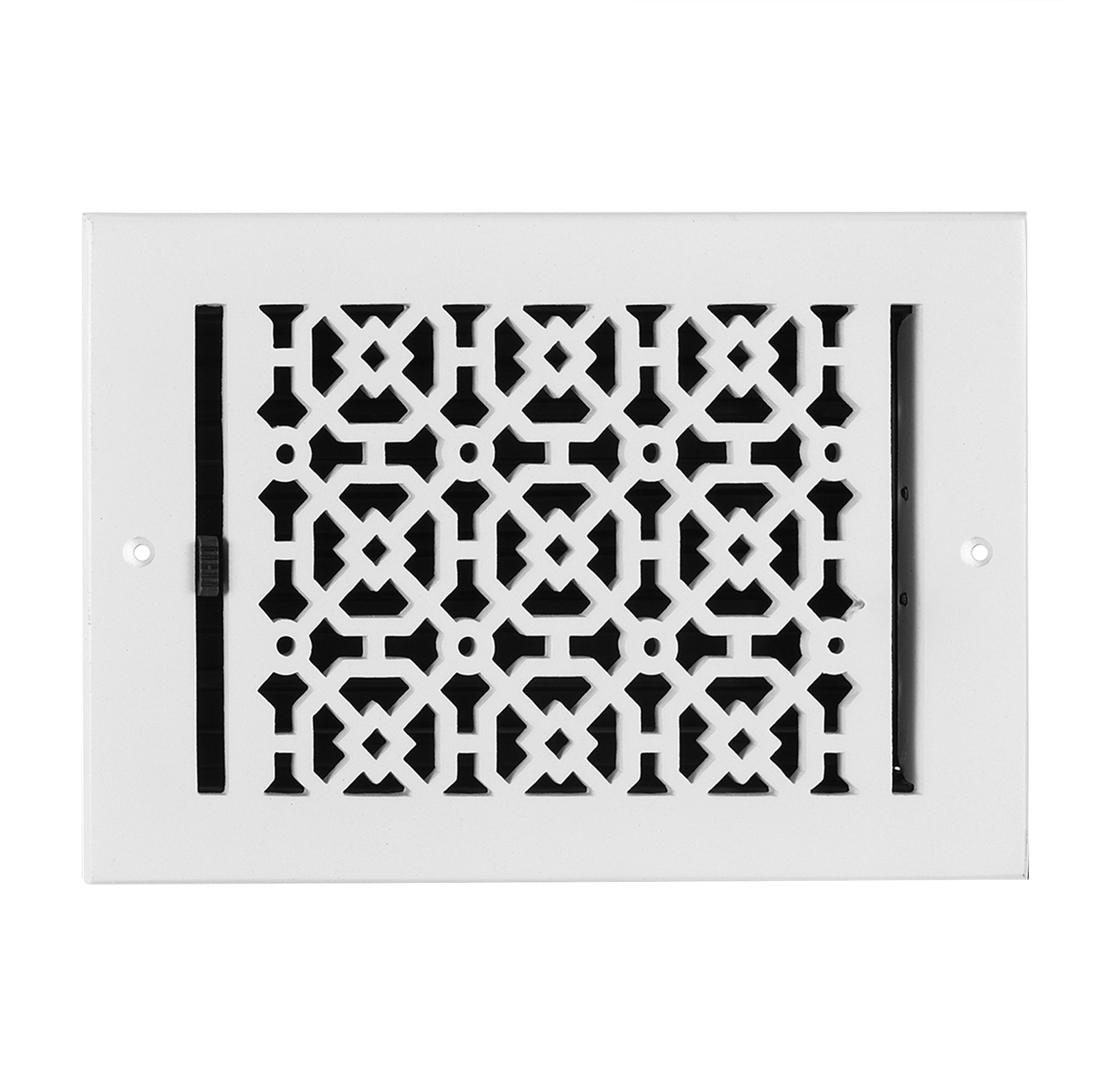 Achtek Air Supply Vent 5"x 9" Duct Opening (Overall 6-1/2"x 10-3/4") Solid Cast Aluminium Register Cover | Powder Coated