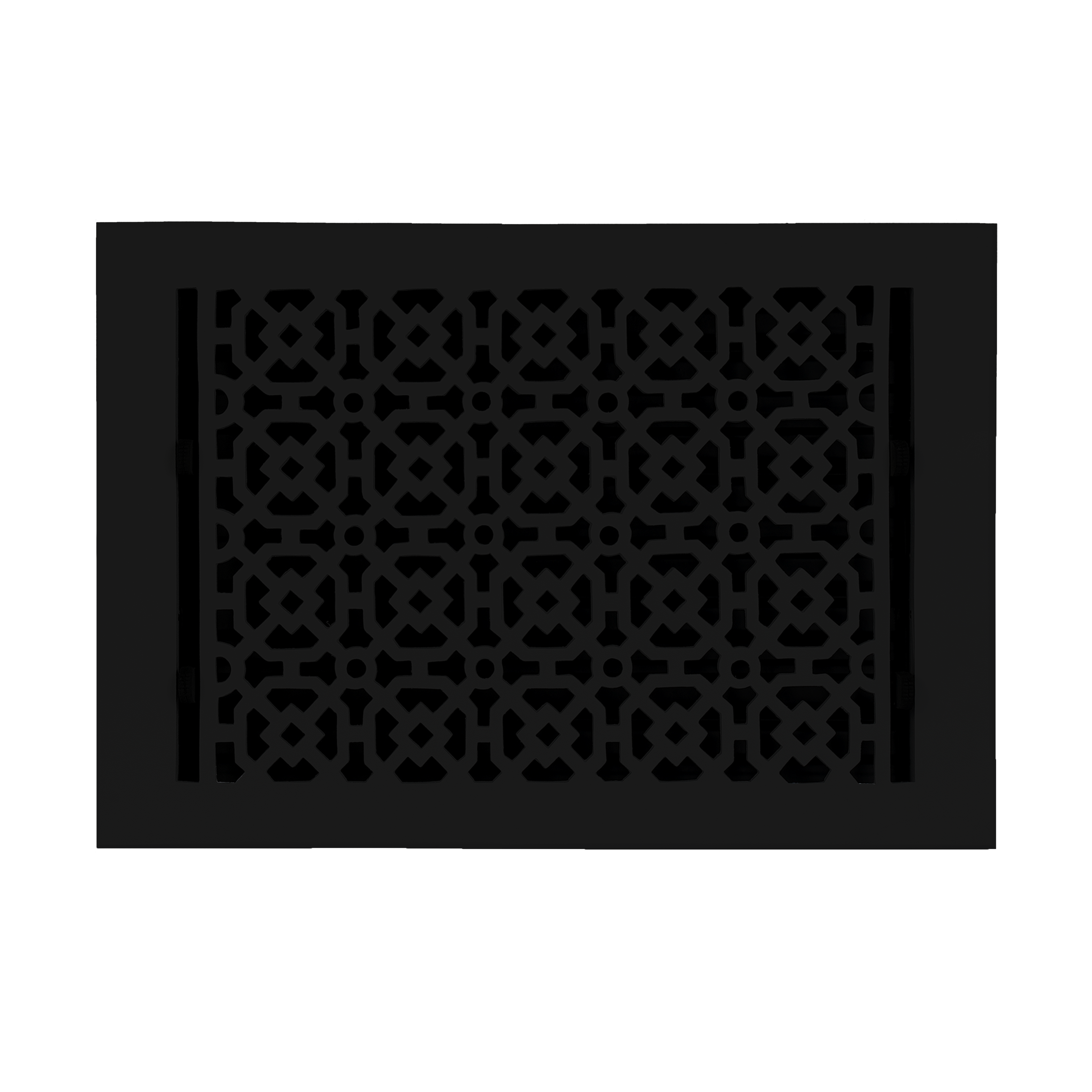 Achtek Air Supply Vent 8"x 14" Duct Opening (Overall 9-1/2"x 15-3/4") Solid Cast Aluminium Register Cover | Powder Coated