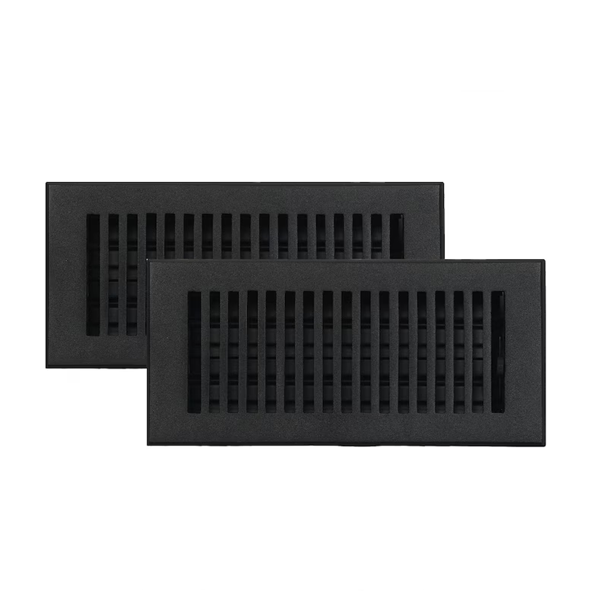 2 to 5 PACK 4"x10" SLEEK Walkable FLOOR Solid Cast Aluminum Air Supply louvered Powder Coated