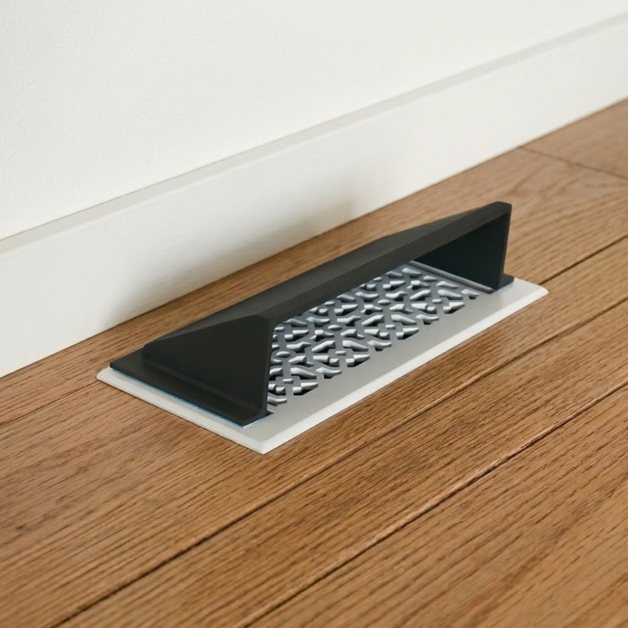 Solid Metal Deflector 4"x10" Unbreakable Cast Aluminum | Air & Heat Diverter