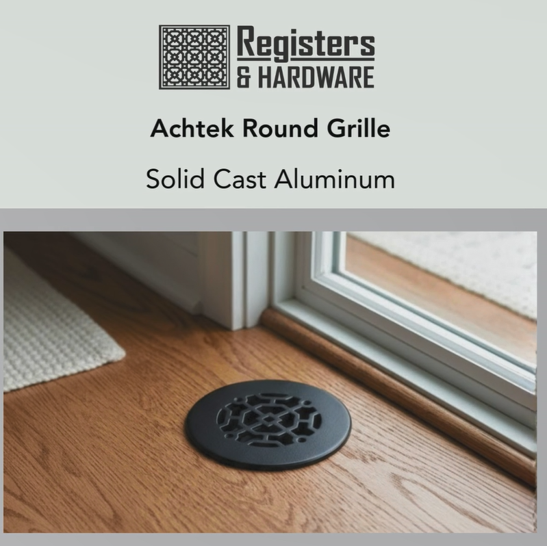 Achtek Round Vent Grille HVAC