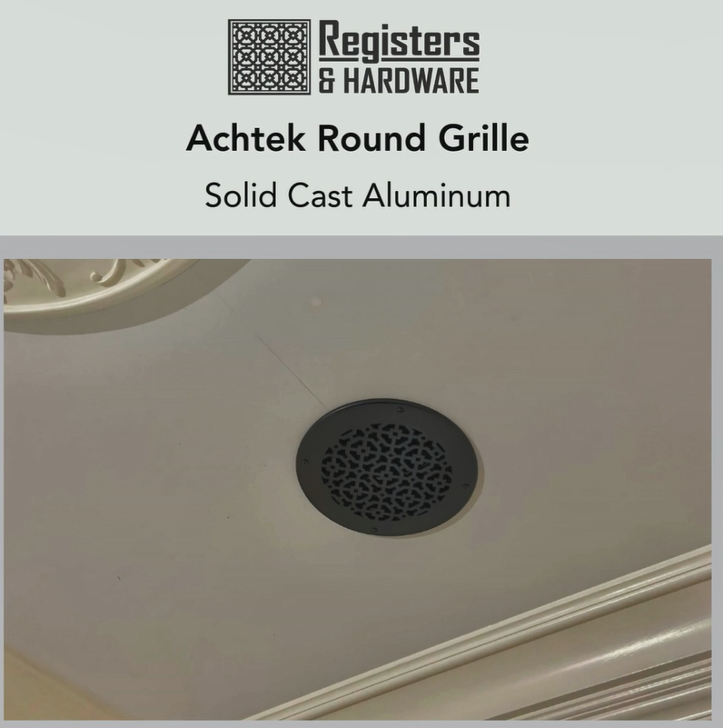 Air Round Grille Vent Cover  HVAC 