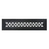 AIR RETURN 2"x14" Duct Opening | Heavy Cast Aluminum Duct Cover (4"x16" Overall) | Powder Coated